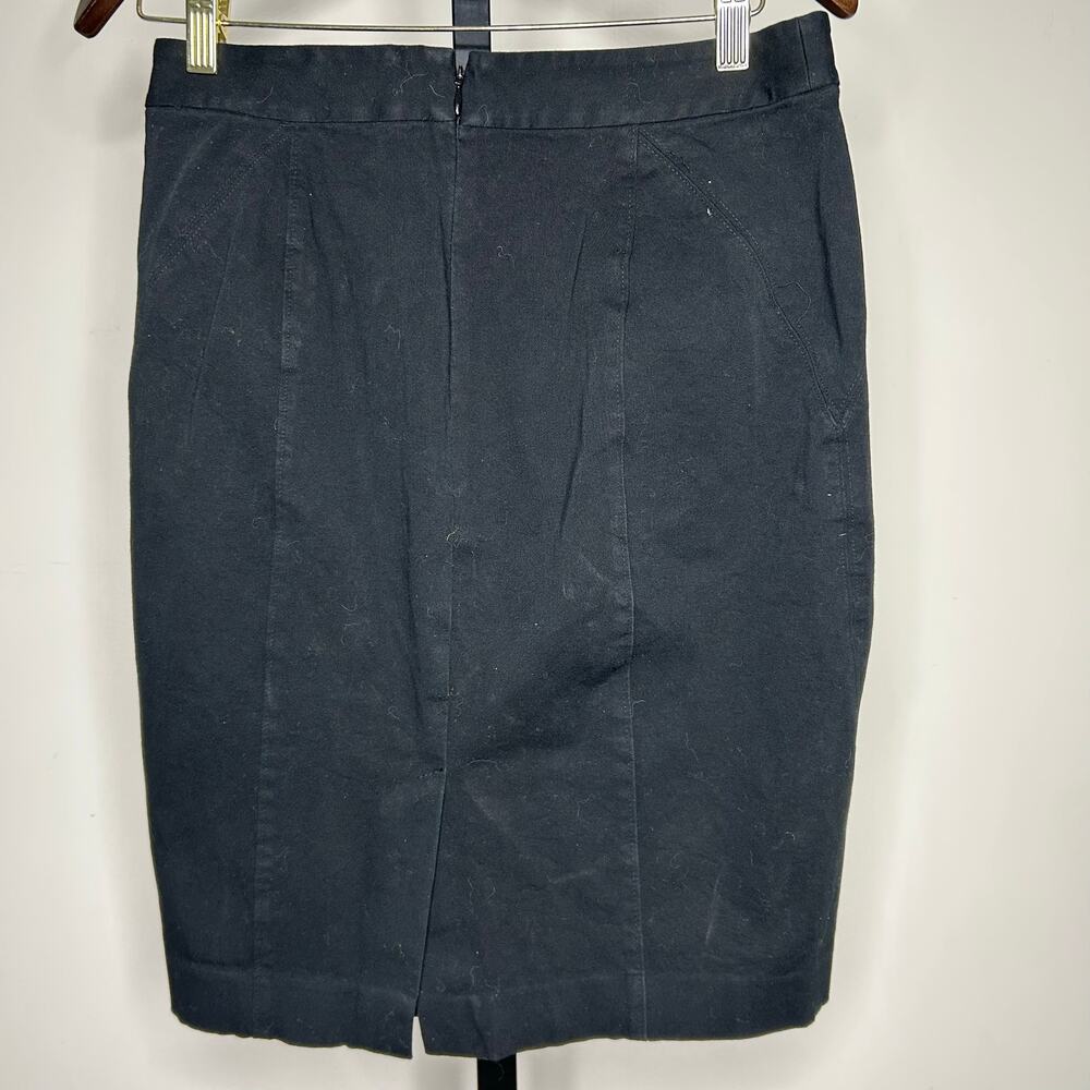 Ann Taylor pencil Skirt-size 4- black knee length‎ - Picture 3 of 4